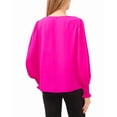 thumbnail image 2 of CeCe womens  V-Neck Blouse, s, Pink, 2 of 3