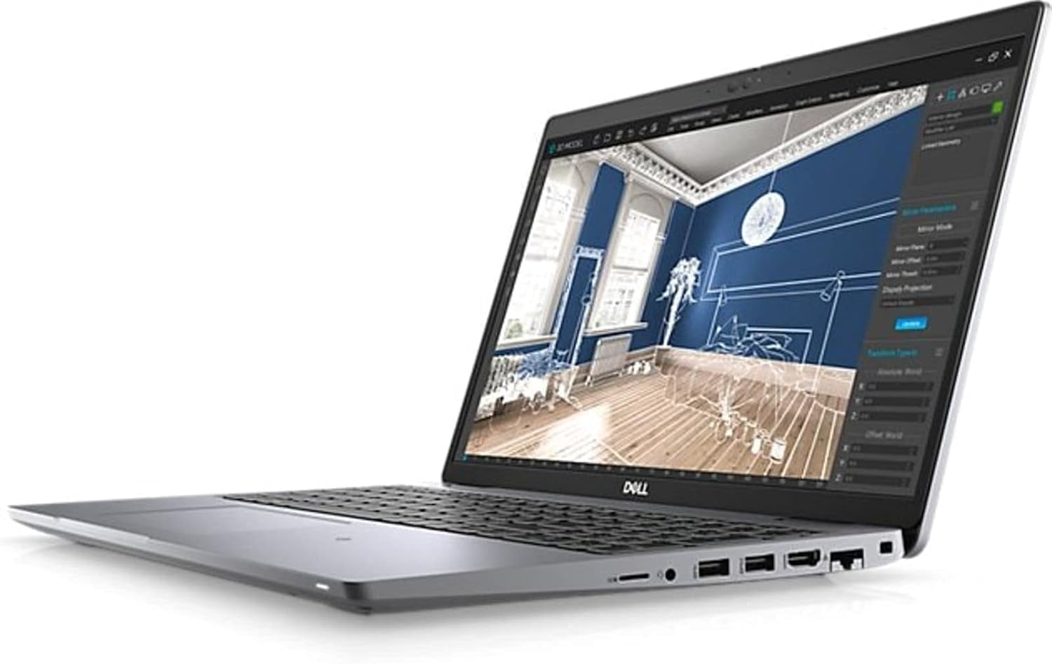 Dell Precision 3560 15.6" FHD Laptop Intel Core i7-1165G7 16GB RAM 512GB SSD Windows 11 Pro, Silver