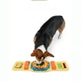 thumbnail image 2 of Snuffle Mat for Dogs, Adjustable Dog Puzzle Toys Sniff Mat for All Breeds Dogs, Interactive Enrichment Toys for Slow Eating and Mental Stimulation Yellow, 2 of 5