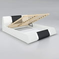 thumbnail image 3 of Rio Modern Upholstered Low Profile Platform Bed with Storage, 3 of 7