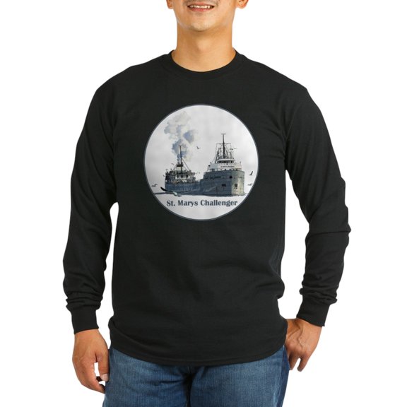 CafePress - The St. Marys Challenger Long Sleeve Dark T Shirt - Long Sleeve Dark T-Shirt
