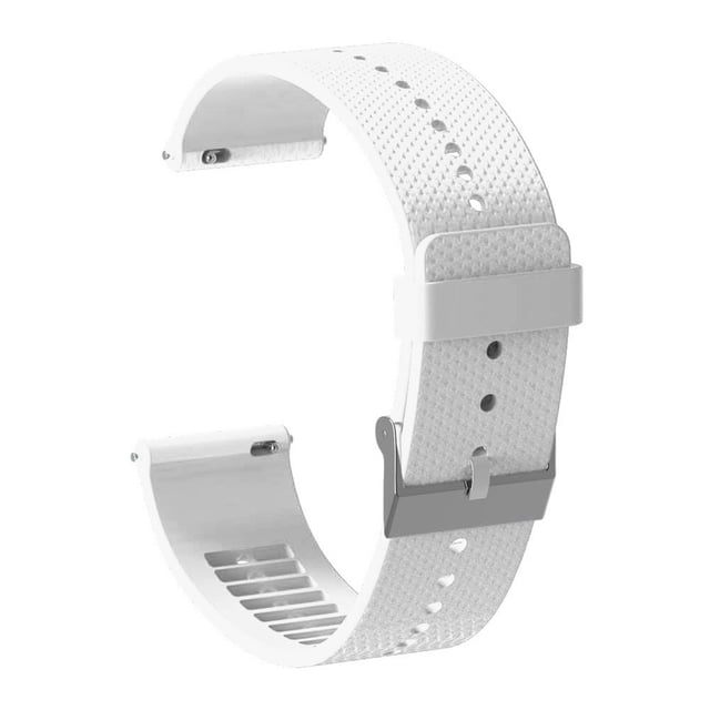 Injueey Correa de silicona Reloj deportivo Banda de repuesto Correa de reloj inteligente Reemplazo de para Polar Ignite Relojes inteligentes blanco