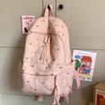 thumbnail image 2 of Mochila Acolchada Nailon Con Lazo Acolchado Y Bordado () Rosa, 2 of 9