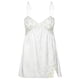 thumbnail image 4 of Vestido informal y moderno de encaje con patchwork, corte sexy y tirantes con tirantes para mujer, 4 of 4