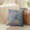 thumbnail image 4 of LALILO Throw Pillow Covers Beautiful Floral With Paisley Black Cushion Cover 18" x 18", 2 Pack, 4 of 6