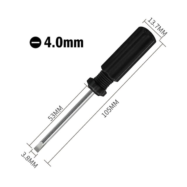1Pc 4.13Inch Small Screwdriver Repair Tool Slotted Cross Screwdrivers 4mm