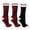 Black Red, variant on Women’s Brushed Acrylic Heat Crew Socks, 3 Pairs, Black/Purple, Size 4-10
