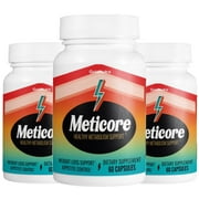 ( 3 Pack) Official Meticore Metabolism Diet Pills, For Weight Management- 180 Capsules, Keto Supplement, 30 Servings per container