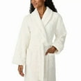 thumbnail image 4 of Room Service Women's Cable Knit Cozy Wrap Robe with Pockets (US, Alpha, X-Small, Regular, Regular, Ivory), 4 of 10