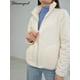 thumbnail image 5 of Chaquetas de lana rosa cálidas y esponjosas para mujer, prendas de vestir Vintage de invierno, abrigos de terciopelo informales, chaqueta gruesa y cálida para invierno, Tops blancos para mujer, 5 of 5