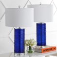 thumbnail image 6 of JONATHAN Y Cole 27.5" Modern Fused Glass Cylinder LED Table Lamp, Cobalt (Set of 2), JYL4017D-SET2, 6 of 8