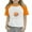 Orange a, variant on Spazoro Toddler Girls T-shirts, Crewneck Summer Graphic Casual Short Sleeve Tops Tee Pink Size 11 T