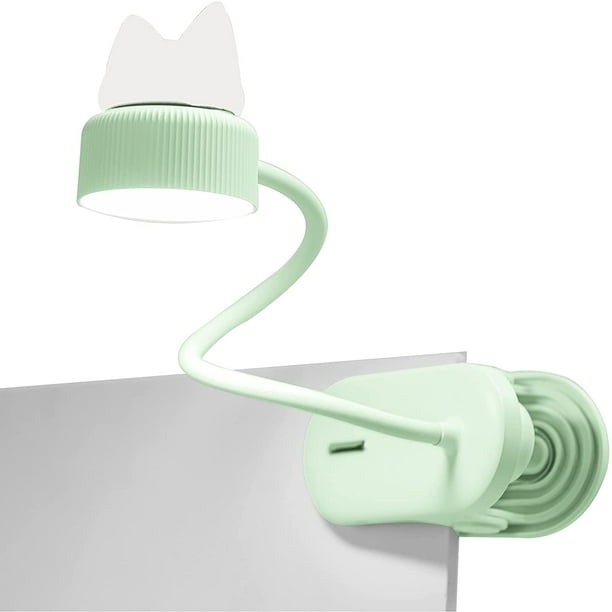 Cute Kids Night Light for Reading in Bed Kawaii clamp Light lamp
