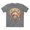 Athletic Heather, variant on Fan shirt, Shirt with Fan, Tee Shirt with Antique Fan