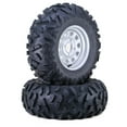 thumbnail image 3 of WANDA ATV Tire & wheel Set 25x8-12 25x10-12 6-Ply P3501 with 4-110 PCD 5+2 Silver Mod Wheels-17035,SET 4, 3 of 4