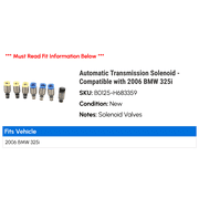 Automatic Transmission Solenoid - Compatible with 2006 BMW 325i