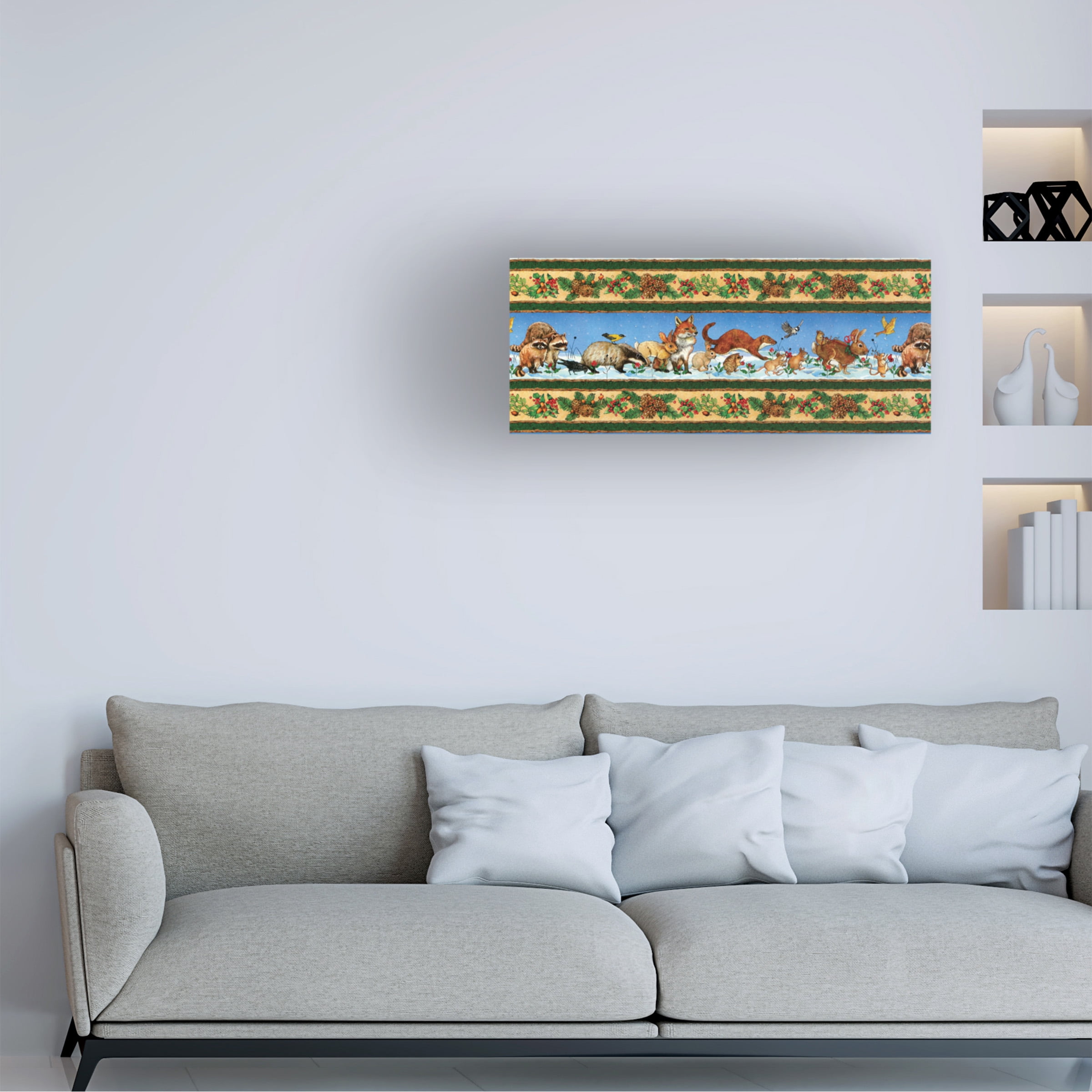 Wendy Edelson 'Woodland Creatures' Canvas Art