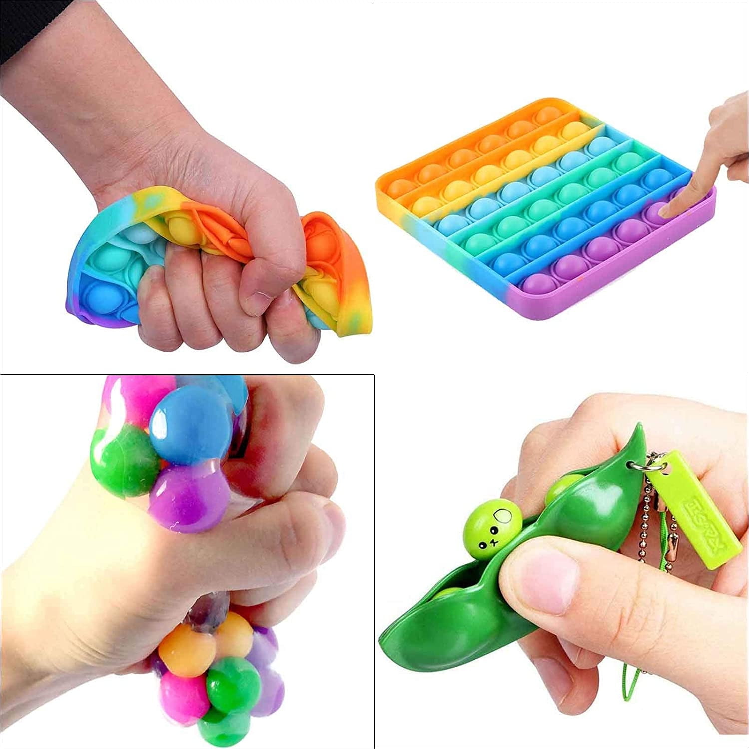 Buy (60 Pcs) Fidget Toys Figetsss Pack Perfect for Girls Age 8-10