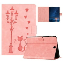 ELEHOLD Case for S2 9.7" SM-T810 T813 T819 (2015),Premium PU Leather Case with Auto Sleep/Wake & Adjustable Stand,Pink