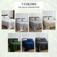 thumbnail image 6 of Simple&Opulence 100% Viscose from Bamboo Sheet Set 4Pcs, Cooling for Hot Sleepers, Soft Breathable Bed Sheets Set, 15" Deep Pockets, Luxury Hotel Silky Bedding Sheets (Dark Green,King), 6 of 6