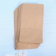 thumbnail image 4 of 100pcs Kraft Paper Food Pouch Square Bottom Packaging Bag Practical Paper Container Takeaway Packing Bag for Shop Restaurant (21.5x12x7cm), 4 of 9