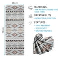 thumbnail image 2 of Colorful Geometric Diamond Pattern Hot Yoga Mat Towel Non Slip for Hot Yoga - Quick-Drying Yoga Mat Cover with 4 Corner Pockets with Travel Bag - Hot Yoga Towel Non Slip 70"x26", 2 of 6
