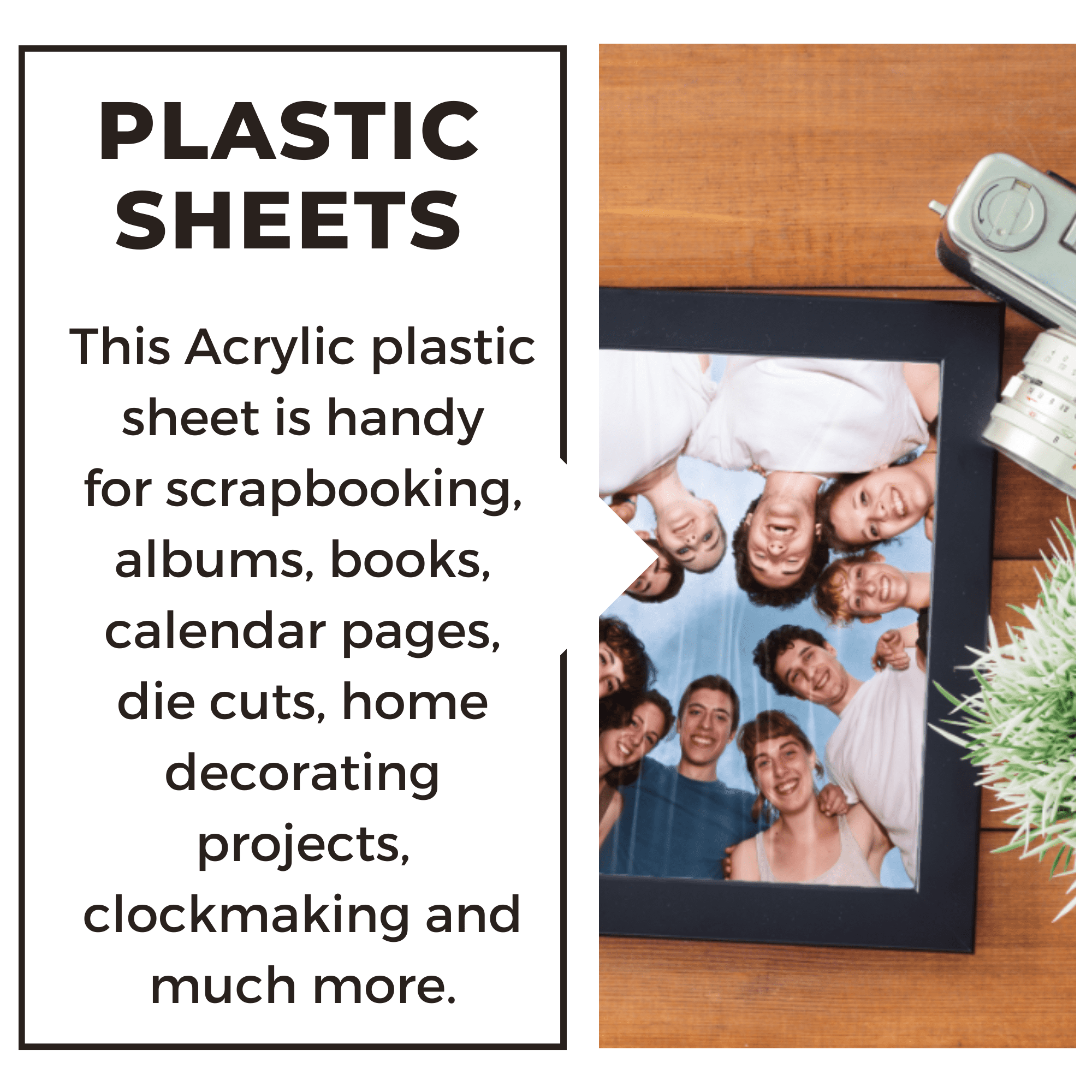PA Plastic Sheet 12"x 12" Clear .020" 25pc