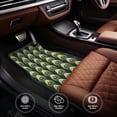 thumbnail image 6 of Naloa Peacock Gold Feather Car Foot Mat Set of 4 Pieces - Universal Floor Liner Neoprene Full Set Floor Mats for Cars Trucks SUV, 6 of 7