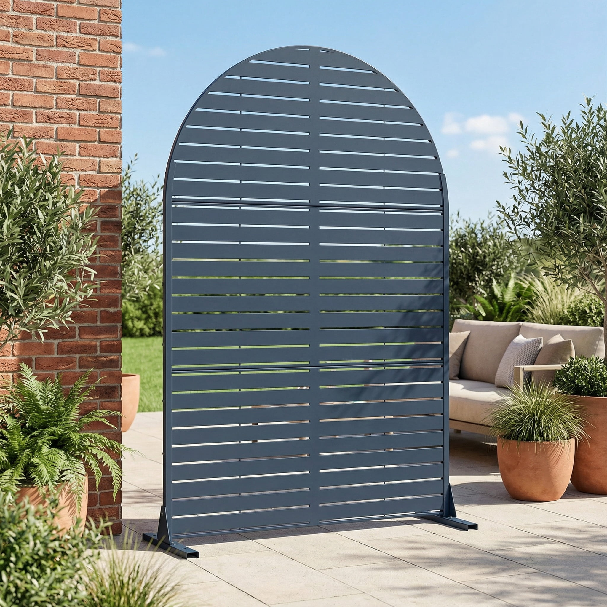 Metal Privacy Screen Fence Panel