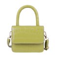 thumbnail image 1 of Mini bolsos elegantes de cuero PU para mujer, bolso de hombro para compras de viaje callejero, bolsos cruzados de mensajero con solapa a la moda, 1 of 5