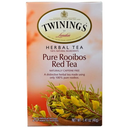 (Pack of 3) Twinings Herbal Tea African Rooibos Red Bush Tea - 60 tea bags