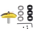 thumbnail image 1 of Router Bit Bearing Kit, 1/4 Inch ID High Precise Router Bit Bearing  for Wood Trimming, 1 of 7