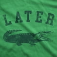 thumbnail image 2 of Later Alligator Unisex Hoodie Funny Sarcastic Gator Joke Graphic Novelty Hooded Sweatshirt, 2 of 6