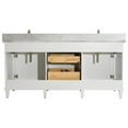 thumbnail image 5 of Legion Furniture 72" MDF/Veneer Wood Double Single Sink Vanity Cabinet in White, 5 of 10