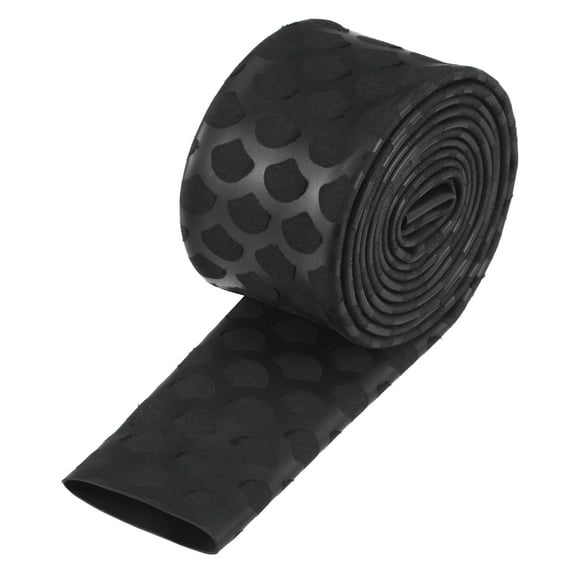 Uxcell 20mm Dia 3.3ft 2:1 rate Black Heat Shrink Wrap Tubing Sleeve for Fishing Rod Grips Handle