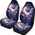 thumbnail image 5 of Uorisanigo Butterfly Roses Car Seat Covers Front Seats Only Waterproof Stretch Polyester Fabric Cover Easy to Install Car Accessories Universal Fit for Most Vehicle, 5 of 7