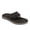 Black, variant on Mens Cliff Casual Nubuck Thong Flip Flop Sandal