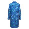 thumbnail image 1 of Femmes Mode Manches Longues Imprimé Floral Folk-Custom Poche Décontractée Longues Tenues, 1 of 9