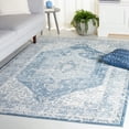 thumbnail image 2 of SAFAVIEH Layla Leah Oriental Area Rug, Ivory Grey/Blue, 4'5" x 6'5", 2 of 8