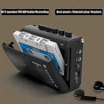 thumbnail image 2 of Portable Retro Cassette Player with AM/FM Radio, Built-in Speaker, and 3.5mm Headphone Jack, 2 of 5