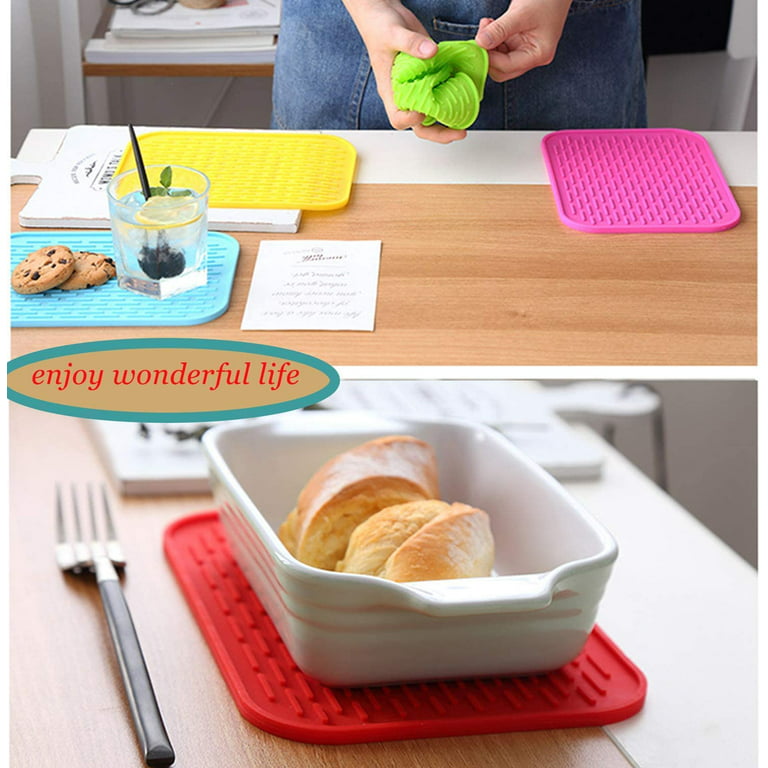 Silicon Dish Drying Mat, Easy clean, Eco-friendly, Heat-resistant