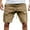 Khaki, variant on NAFUU Men's Casual Shorts Outdoor Lightweight Elastic Waist Hiking Cargo Shorts Fashionable Versatile Comfortable Beache Shorts Stretch Work Shorts