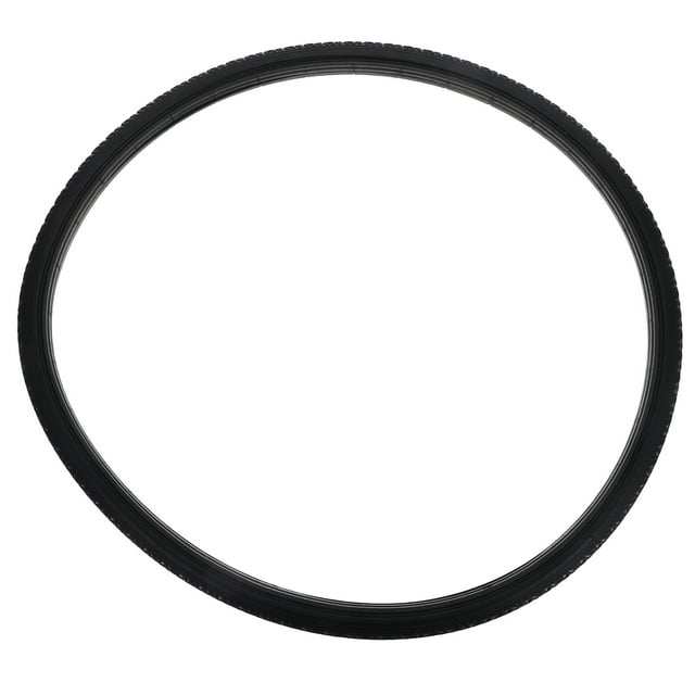 HAMPPLIES Roue de Fauteuil Roulant Anti-Perforation PU Noir Durable 1ensemble pour Usage Extérieur