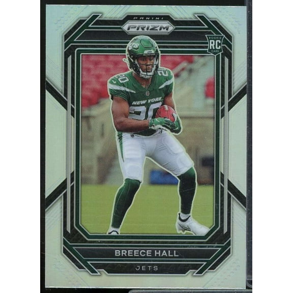 Breece Hall Rookie Card 2022 Panini Prizm Prizms Silver #317