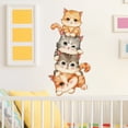 thumbnail image 2 of nipocaio Autocollant Mural Mignon Chats Papillons Décoration Murale, 2 of 5