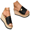 Black, variant on Women's Open Toe Espadrilles Wedge Sandal Slip On Platform Sandals Dressy Comfortable Wedges Mules Shoes