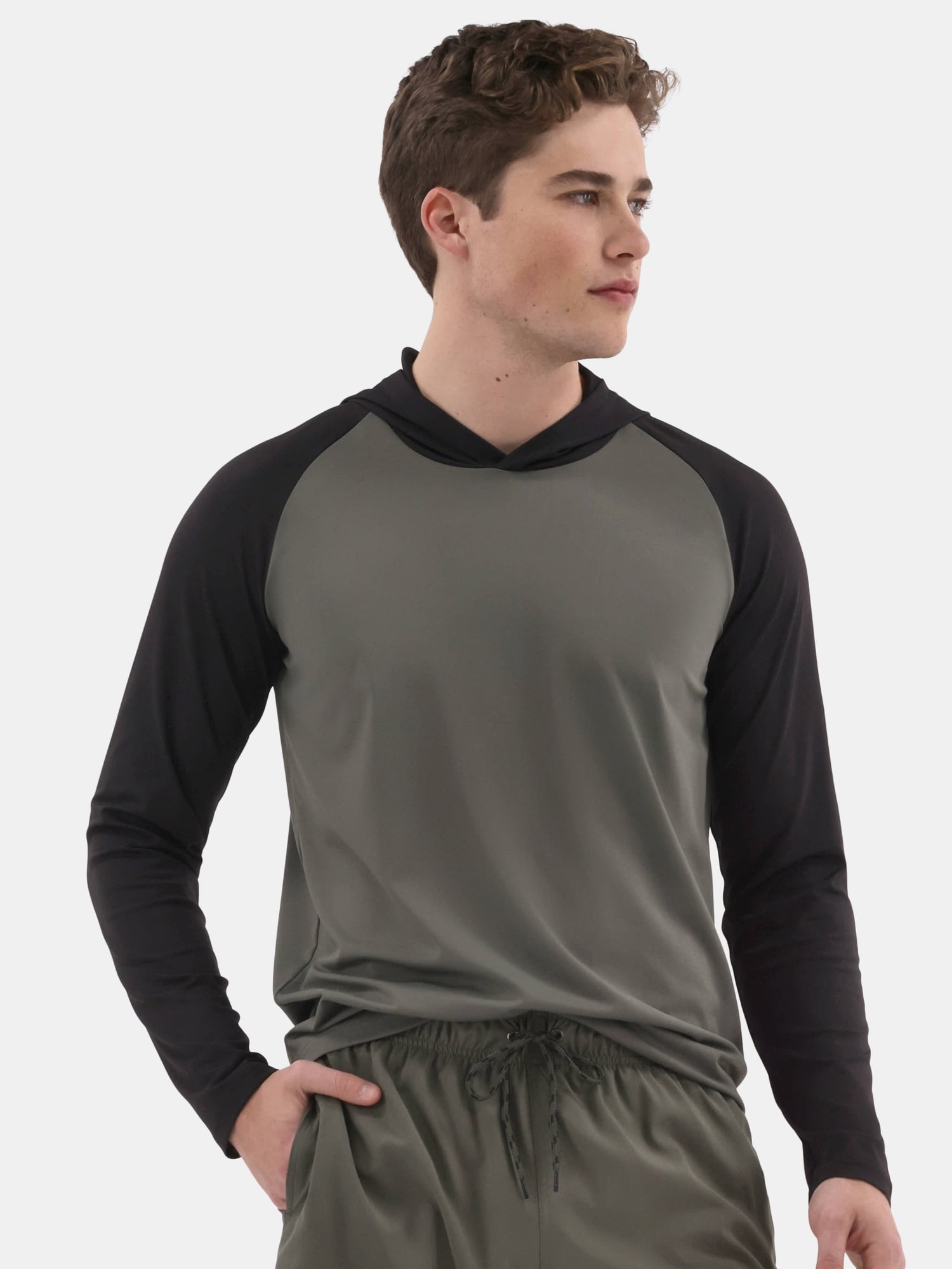 George Men's Big Men's Short Sleeve Sun Shirt with UPF50+, Sizes