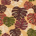 thumbnail image 1 of Ahgly Company Tapis d'Intérieur Lavable à la Machine, Carré, Transitionnel, Orange, Tapis de Zone, 7 Pieds Carré, 1 of 7