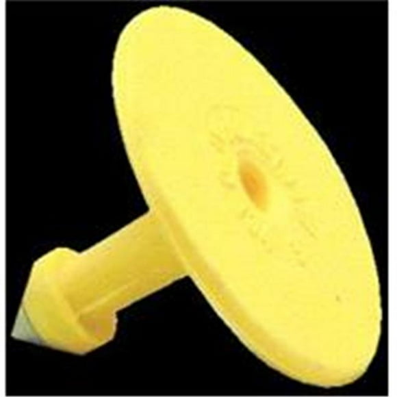 Ear Tag Button Male Yellow