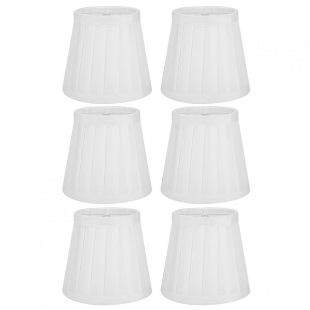 Reemplazo De Pantalla De Escritorio De 6 Piezas, Pantalla De Lámpara De Pared, Cubierta De Luz De Pared, Luz De Pared De Hotel Para Lámpara De Araña Casera Fyydes Wall Lamp Cover